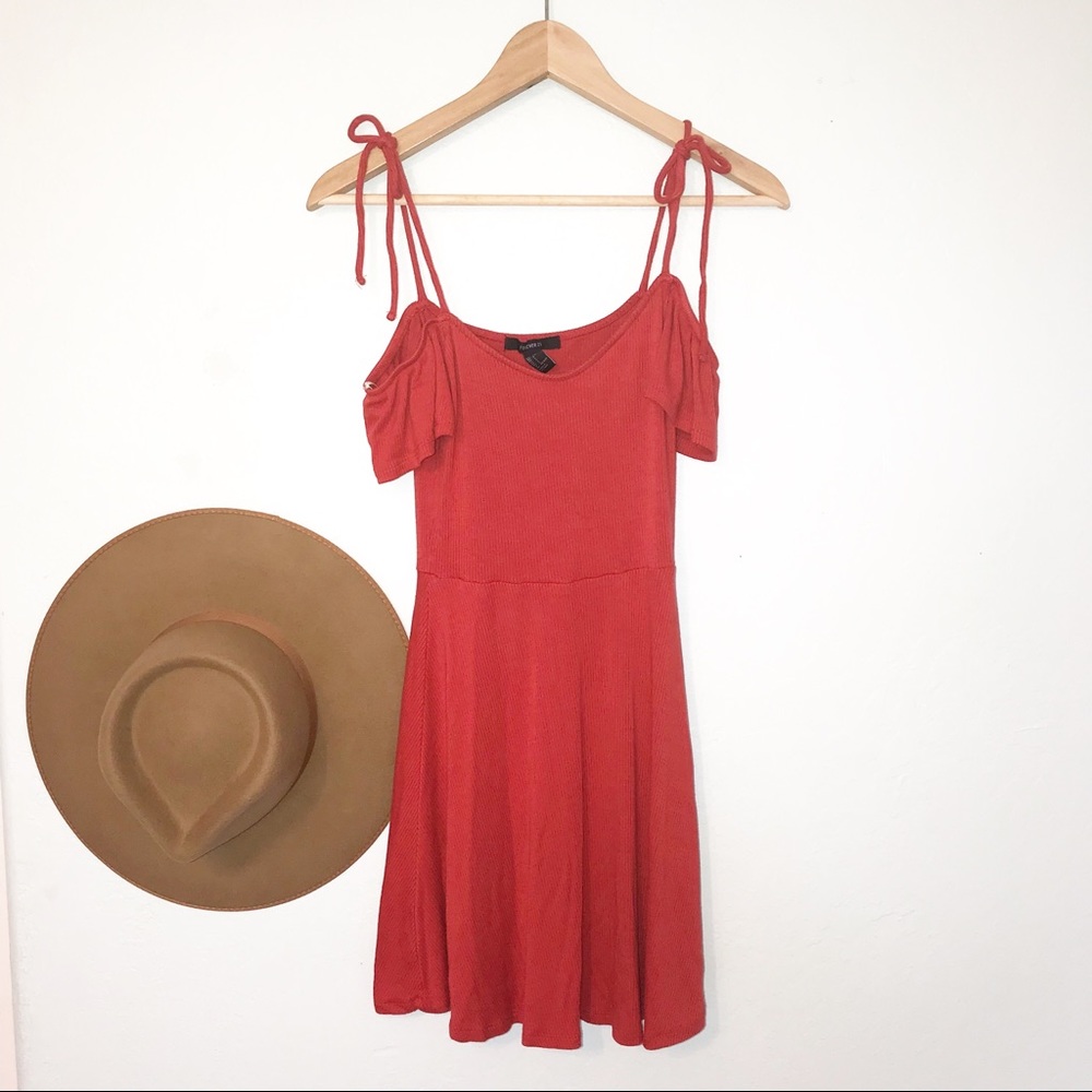 Forever 21 off the shoulder mini dress